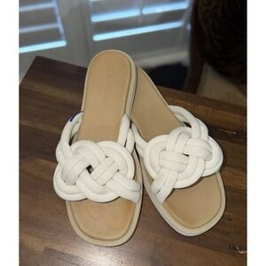 Rothy's Women's the Summer Sandal White Sand Size 8